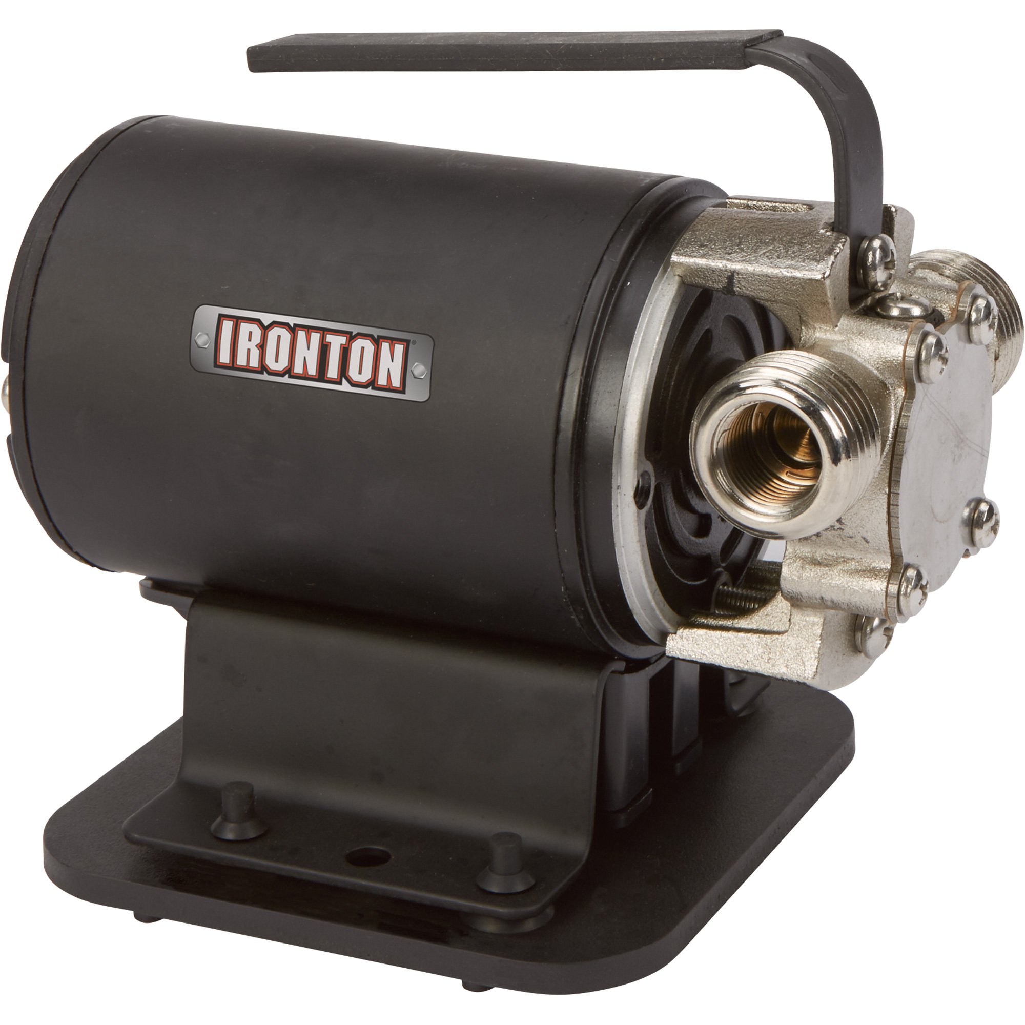 Ironton Transfer Pump with Suction Attachment — 298 GPH, 115 Volts, 3/4in. Ports
